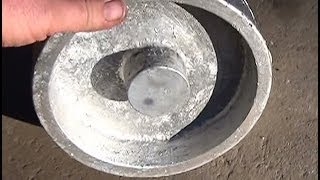 Casting a pulley for a Hendey Lathe