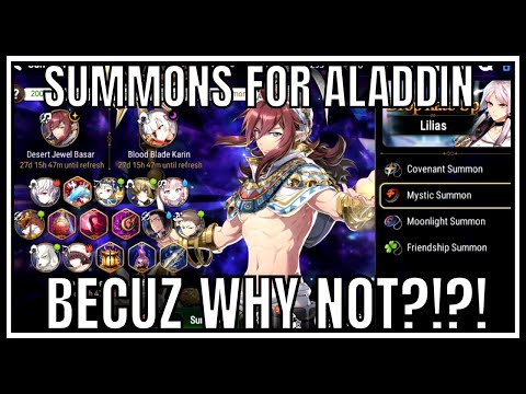 SUMMONS FOR DESERT JEWEL BASAR! Can I get him with 1200 Medals?!? - Epic Seven