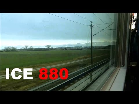 [Vmax.: 250 km/h] ICE 1 (ICE 880) Mitfahrt SFS Ingolstadt - Nürnberg (full)