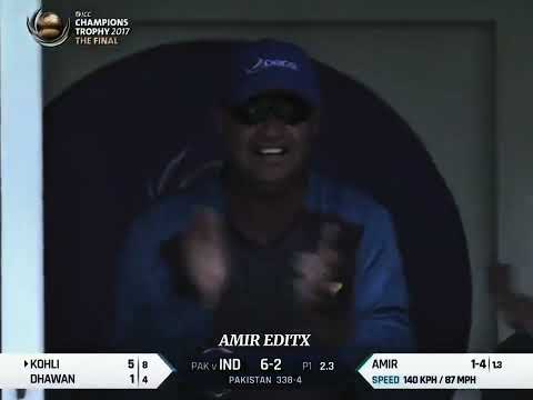 Muhammad Amir 2nd Over Spell In Champion trophy 2017 King Amir videos viral YouTube 