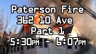 preview picture of video 'Paterson Fire 486 East 23rd Street Dispatch AUDIO Part 1, Mayday'