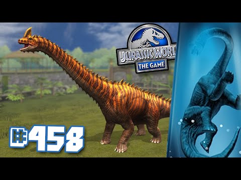 MAXING UP THE BRACASTACKASAURUS!!! || Jurassic World - The Game - Ep 458 HD