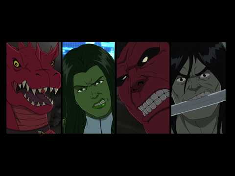 Hulk e os agente Smash Os caçados, p8, desenho1000