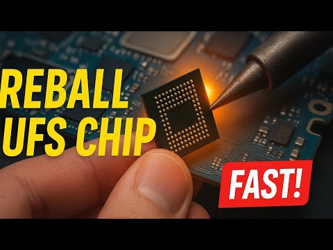 "How to Reball UFS Chip Like a Pro | Easy Step-by-Step Guide for Beginners!"