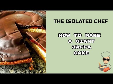 How to make a Giant Jaffa Cake