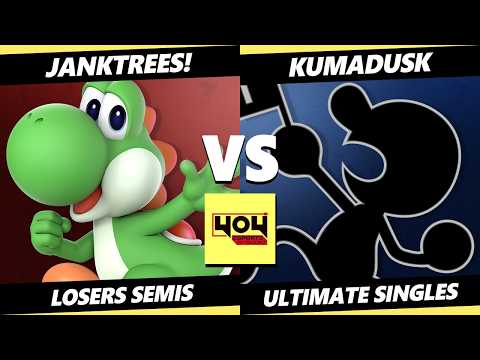 4o4 Weekly 86 LOSERS SEMIS - JankTrees! (Yoshi) Vs. KumaDusk (Game & Watch) Smash Ultimate - SSBU
