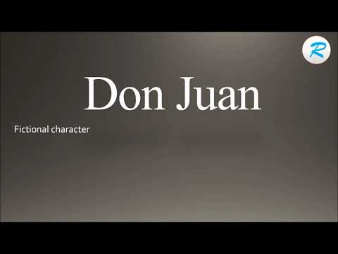 How to pronounce Don Juan