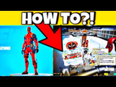 How To Find The DEADPOOL Letter To Epic On Fortnite Mobile ( Chapter 2 Season 2)