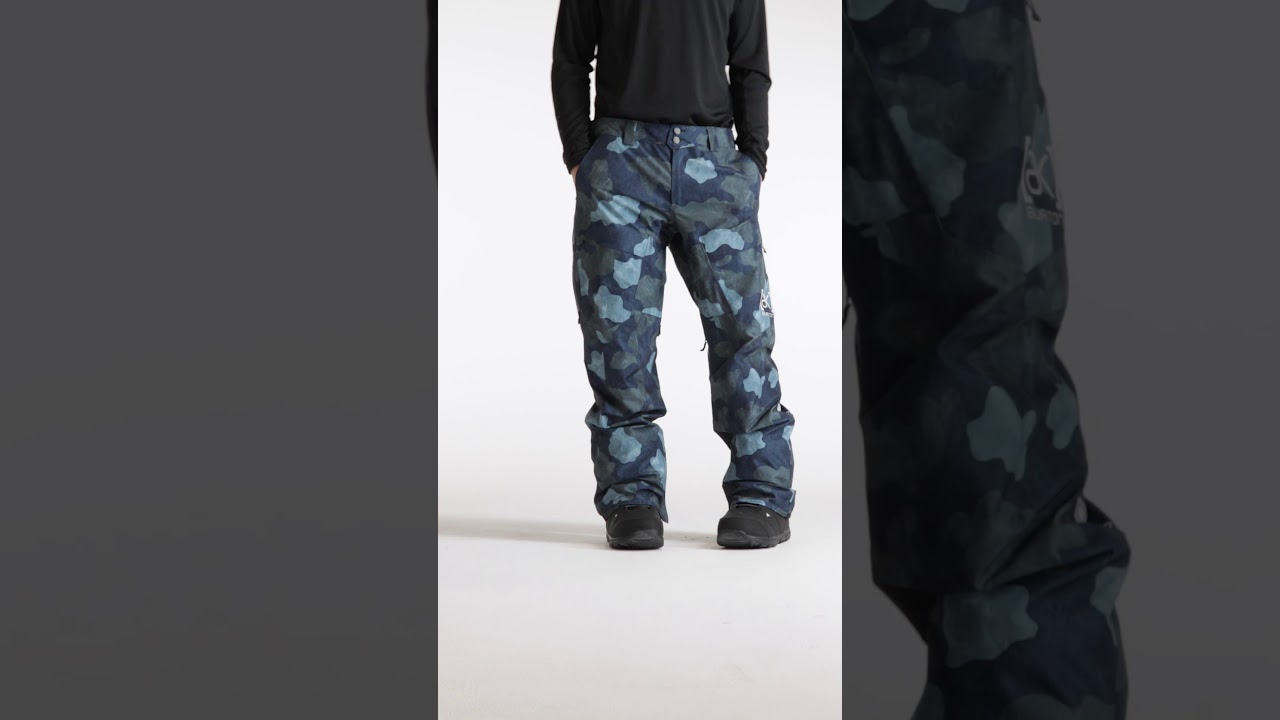 スノーボード BURTON GROUCHO JKT / GRAYEEN FOWL CAMO Burton AK 2L Swash GoreTex Jacket | Small | Blue Slate Camo