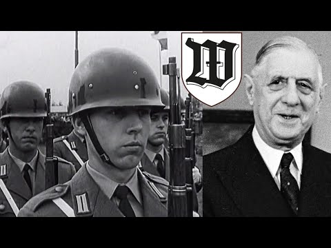 Military honors of the German Federal Armed Forces for Charles de Gaulle (1962) Guard Battalion B...