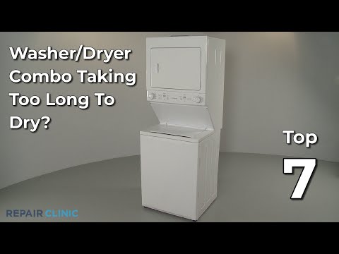 Washer/Dryer Combo Taking Too Long To Dry — Washer/Dryer Combo Troubleshooting