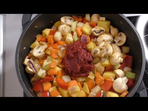 Ihr werdet das immer kochen! Veganes Gemüsegulasch - schnell gemacht und richtig lecker!