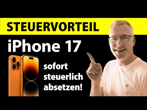 iPhone 17 (pro) tax advantage | Tax advisor explains