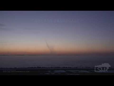 02-15-2021 Lake Hefner, OK - Steam Devils on Lake Hefner