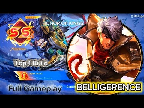 💥 Belligerence Monster Gameplay – Destroying Enemies in Ranked Match! #hok #honorofkings 