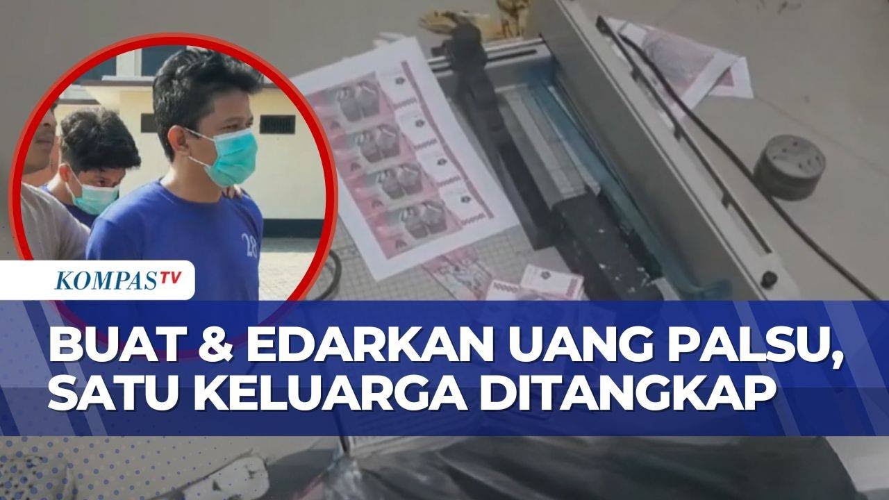 Polres Demak Tangkap Satu Keluarga Pembuat dan Pengedar Uang Palsu di Pasar | BORGOL
