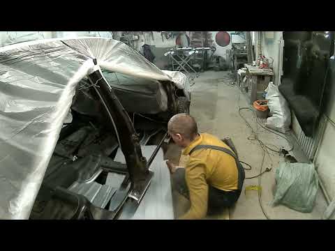 Приора. Замена порогов и ремонт днища