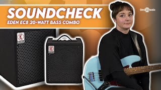 Video thumbnail for SOUNDCHECK | Eden EC8 20 Watt Bass Combo by Gear4music Guitars