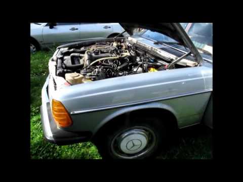 Mercedes Benz W123-300D.The parts car...