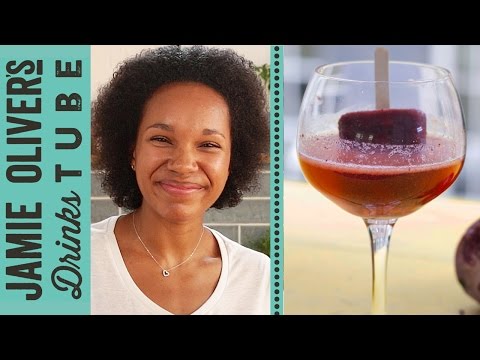 Cherry & Pomegranate Frozen Bellini | Karis Layne