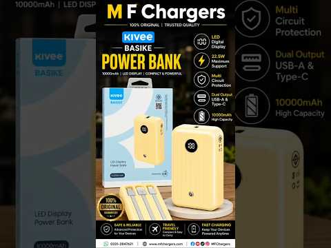 KIVEE x BASIKE 10000mAh Pocket Size Power Bank