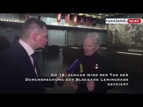 Am 18  Januar wird der Tag der Durchbrechung der Blockade Leningrads gefeiert
