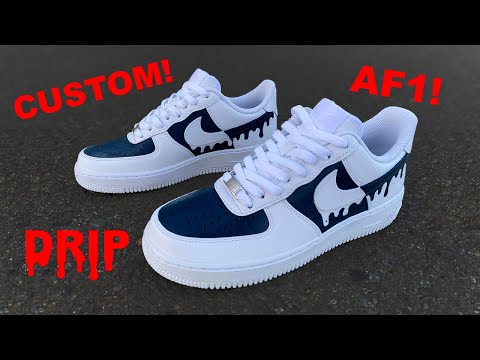 Custom Nike Air Force 1 Drip (Satisfying)