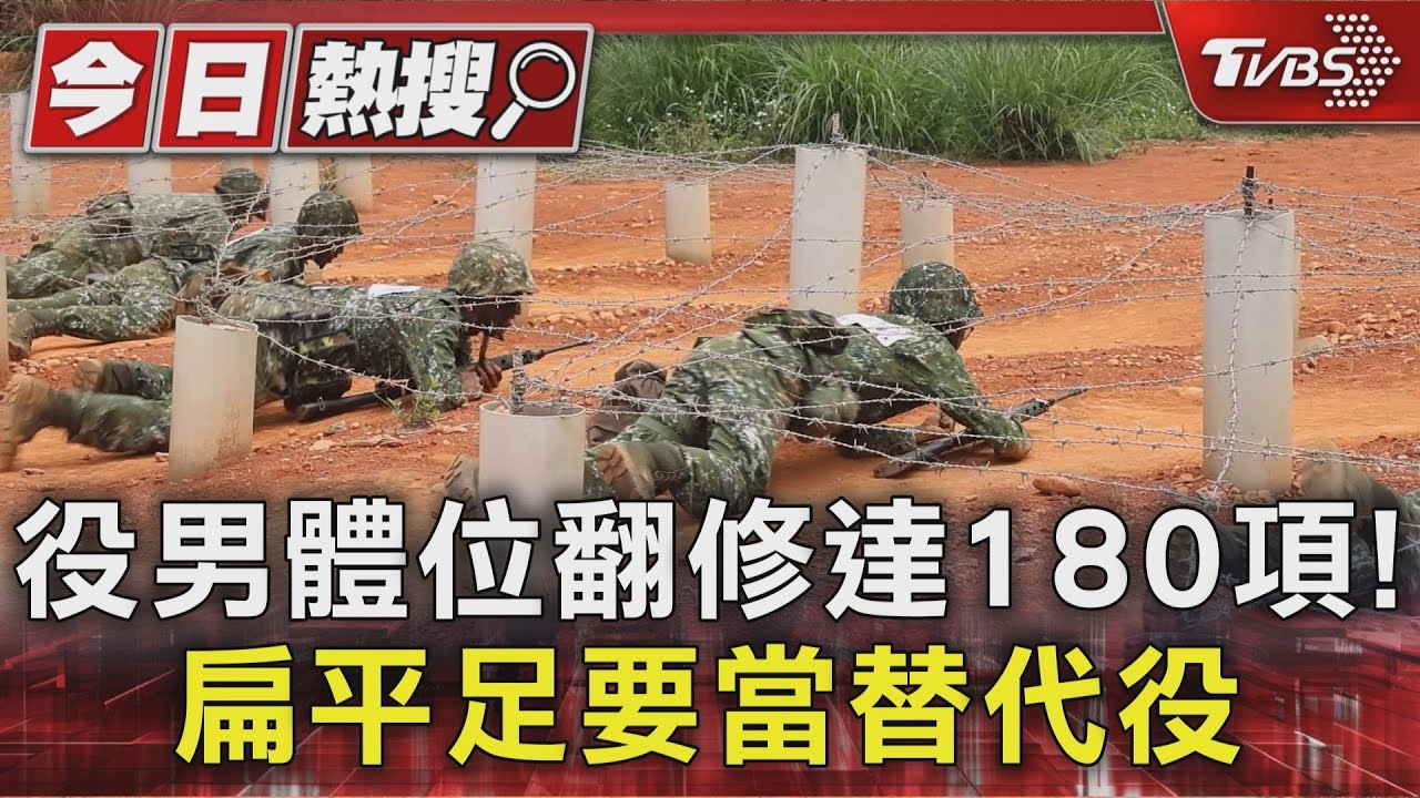 役男體位翻修達180項! 扁平足要當替代役