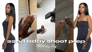 vlog : prepare with me for my 22nd bday shoot ✧
