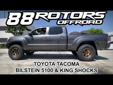 Tacoma Bilstein & King Shocks, Lifted, Fuel Shok Wheels