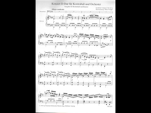 Johann Baptist Vanhal – Double Bass Concerto (Soloist: Zsolt Fejérvári)