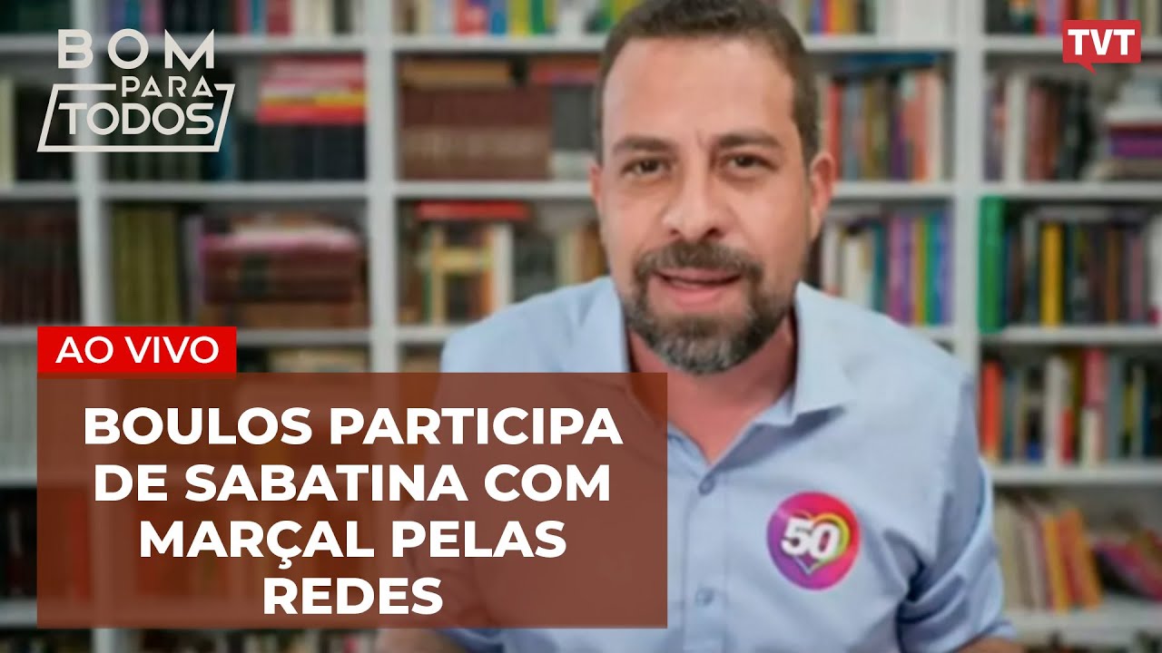 #AOVIVO Boulos participa de sabatina com Marçal | Deputado bolsonarista é alvo de ação da PF