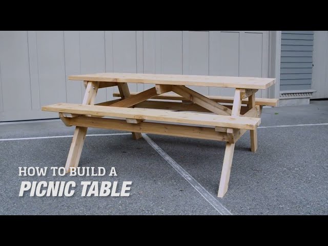 How to Build a Picnic Table