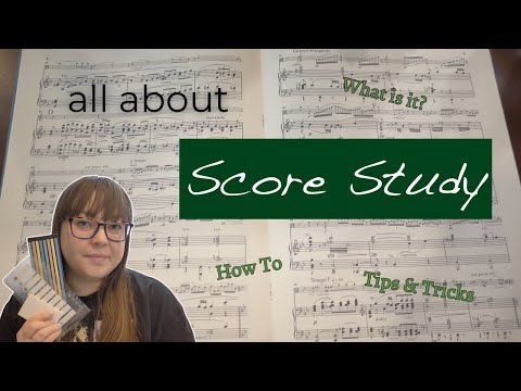 All About Score Study: learn your music faster, without your instrument!