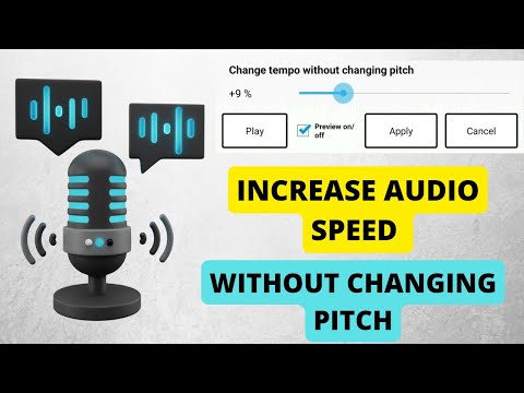How To Increase Audio Speed Without Changing Pitch 📲