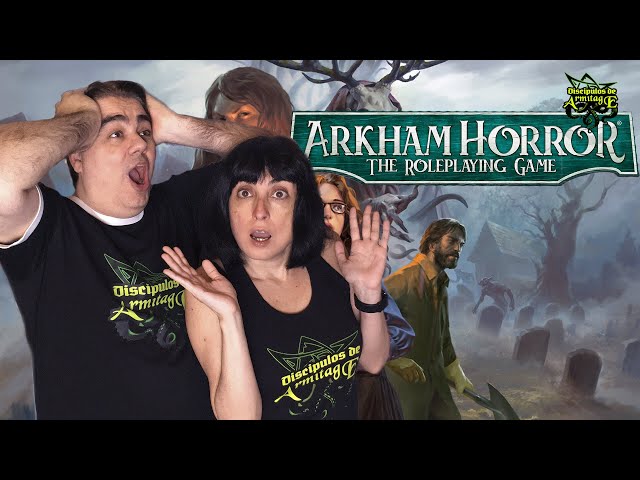 Vídeo relacionado con Asmodee Arkham Horror The Roleplaying Game Asmodee Arkham Mysteries Adventure Book - Tres escenarios Independientes, Juego de rol inmersivo para niños y Adultos, a Partir de 14 años, 2-6 Jugadores