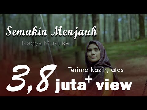 Nadya Mustika - Semakin Menjauh  (Official Lyric Video)