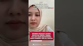 Download lagu MOMEN NGAKAK DOSEN MUDA INI DIKIRA TEMAN KULIAH OLEH MAHASISWA BARU KARENA TERLALU MUDA #dosen mp3