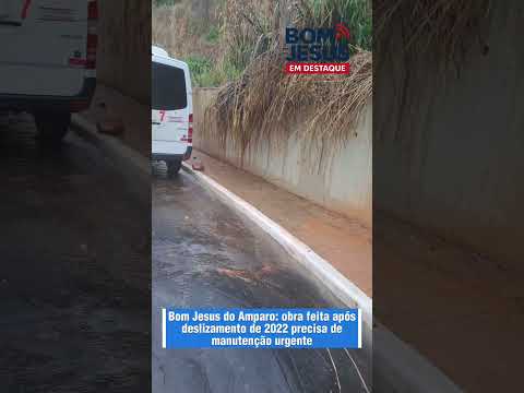 Três anos depois do deslizamento, canaletas seguem entupidas e o risco volta em Bom Jesus do Amparo