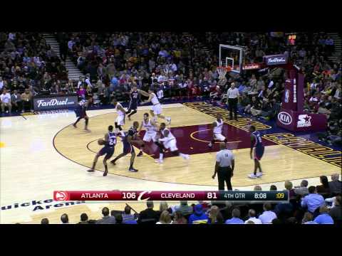 Mike Scott Highlights Hawks vs. Cavaliers 12.17.2014 - 15 Points, 4 Assists