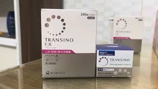 review bộ đôi kem và viên uống trắng da trị nám transino ex made japan 0918321479