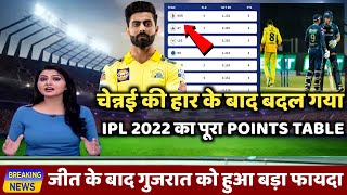 IPL Points Table 2022 Today | CSK vs GT After Match Points Table | Gt vs Csk | Ipl 2022 Points Table