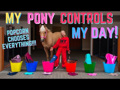 MY HORSE CONTROLS MY DAY!!! - Popcorn The Pony