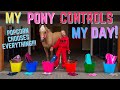 MY HORSE CONTROLS MY DAY Popcorn The Pony