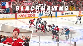 【シカゴVLOG】アメリカの国民的スポーツ！アイスホッケー観戦！🏑🇺🇸