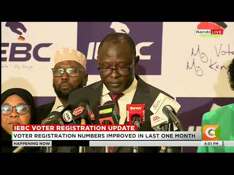 IEBC nets 2.5 new voters in the month long registration exercise