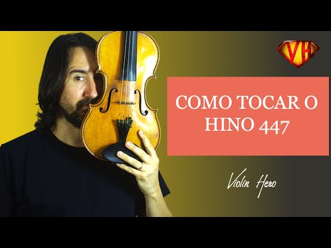 Como tocar o hino 447 no violino- Série Hinos de Jovens - Mi b Maior - Aula 34