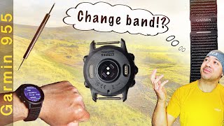 Garmin Forerunner | HOW TO change watch strap (22mm) | In Depth step by step | Enduro Nylon band