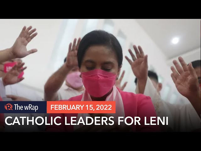 More than 500 priests, nuns endorse Robredo for president