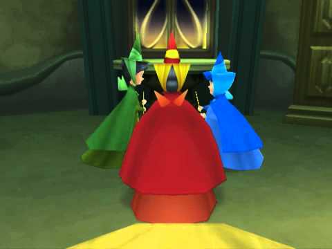 Kingdom Hearts II, English cutscene: 116 - The Three Fairies - HD 720p